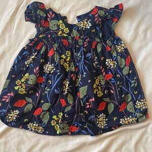GAP Baby Dress with Floral Accents Size 12-18 months